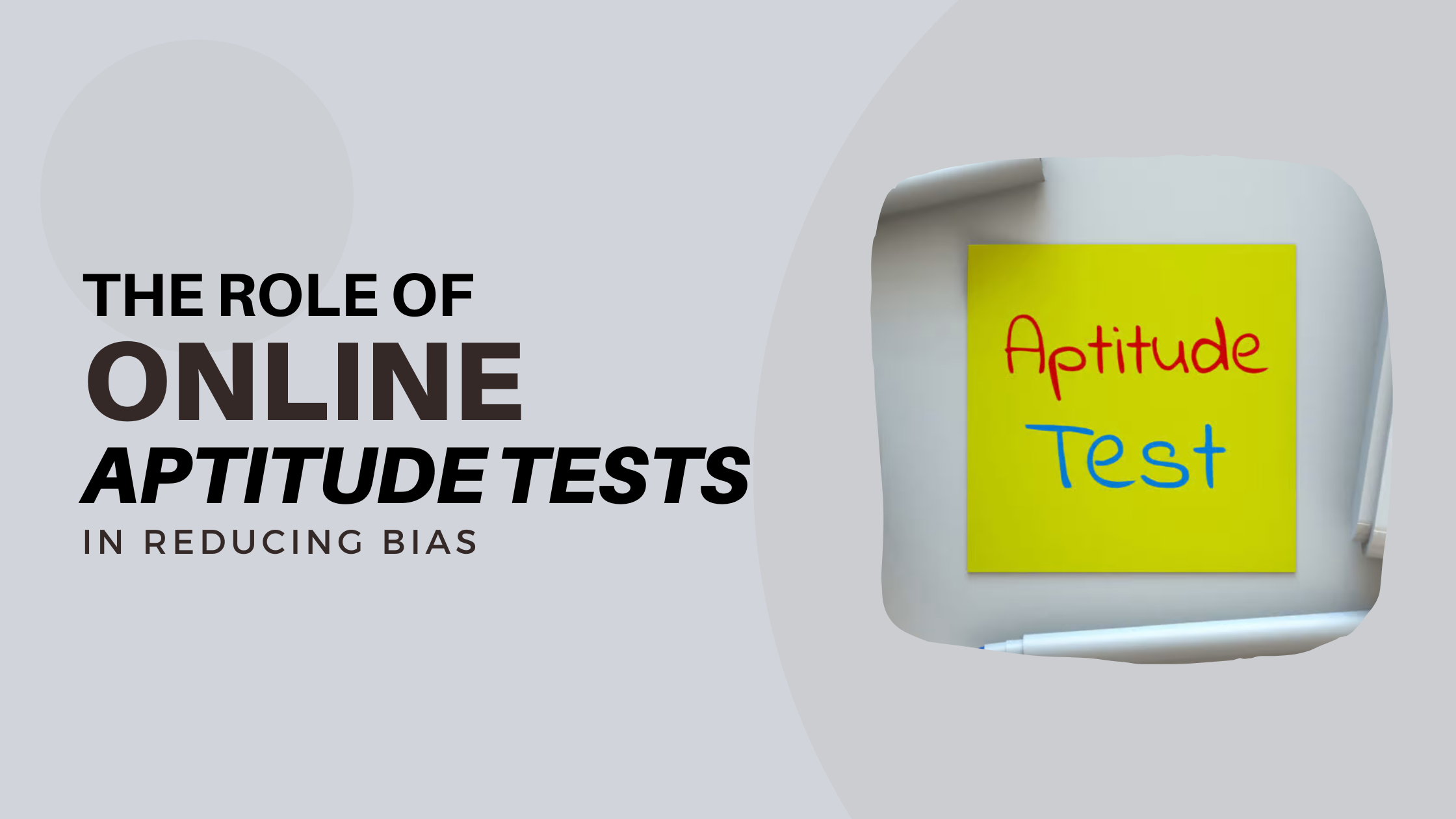 Online aptitude test